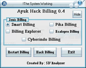 Cara Hack Password Smart Billing Warnet Windows